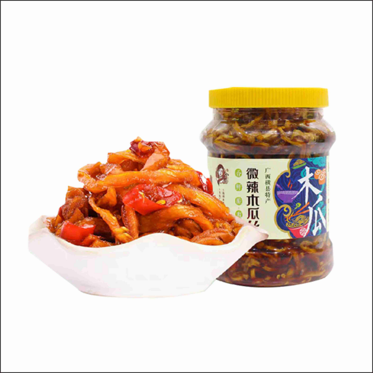 (自提)横县金姐木瓜丁/木瓜丝750g-2种口味可选