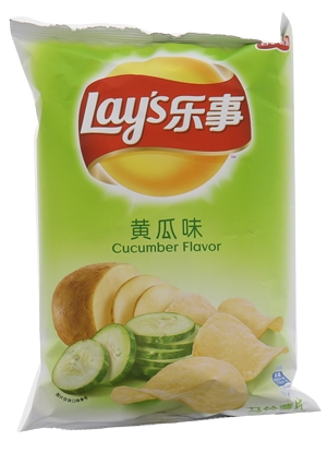 乐事清爽黄瓜味薯片70g