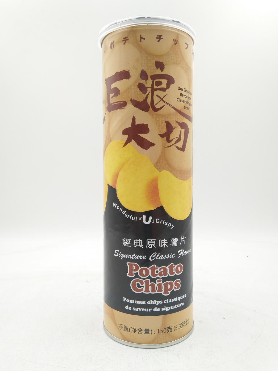 【马来西亚】edo.pack巨浪大切薯片-原味 150g