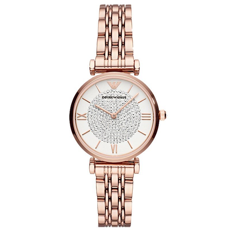 阿玛尼(armani)女表 【2019新款】满天星女款时尚手表ar11244 香港