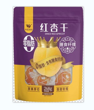 咪Go鹦鹉红杏干268g