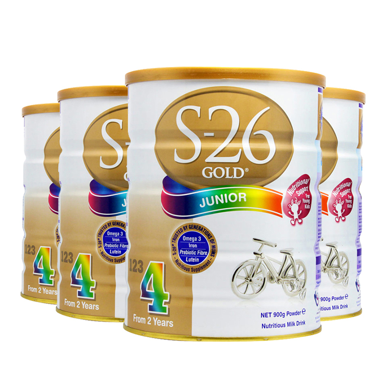 [4罐]澳洲原装wyeth惠氏s26 4段(2岁以上)900g*4